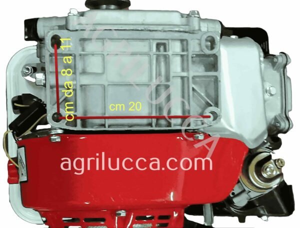 Motore GN460 18 hp avvio elettrico albero cilindrico 25 mm - immagine 5